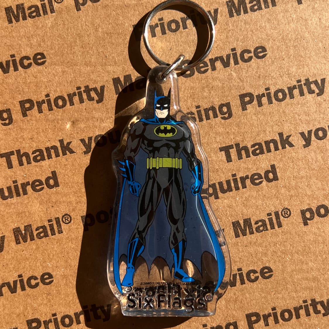 90s vtg Six Flags Batman Keyring 상품이미지1