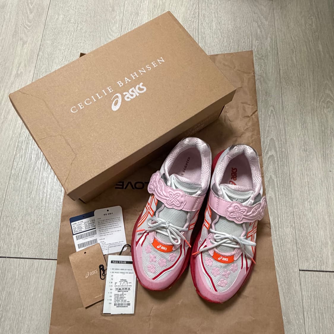 아식스 세실리아반센 GT-2160 white/habanero 상품이미지2