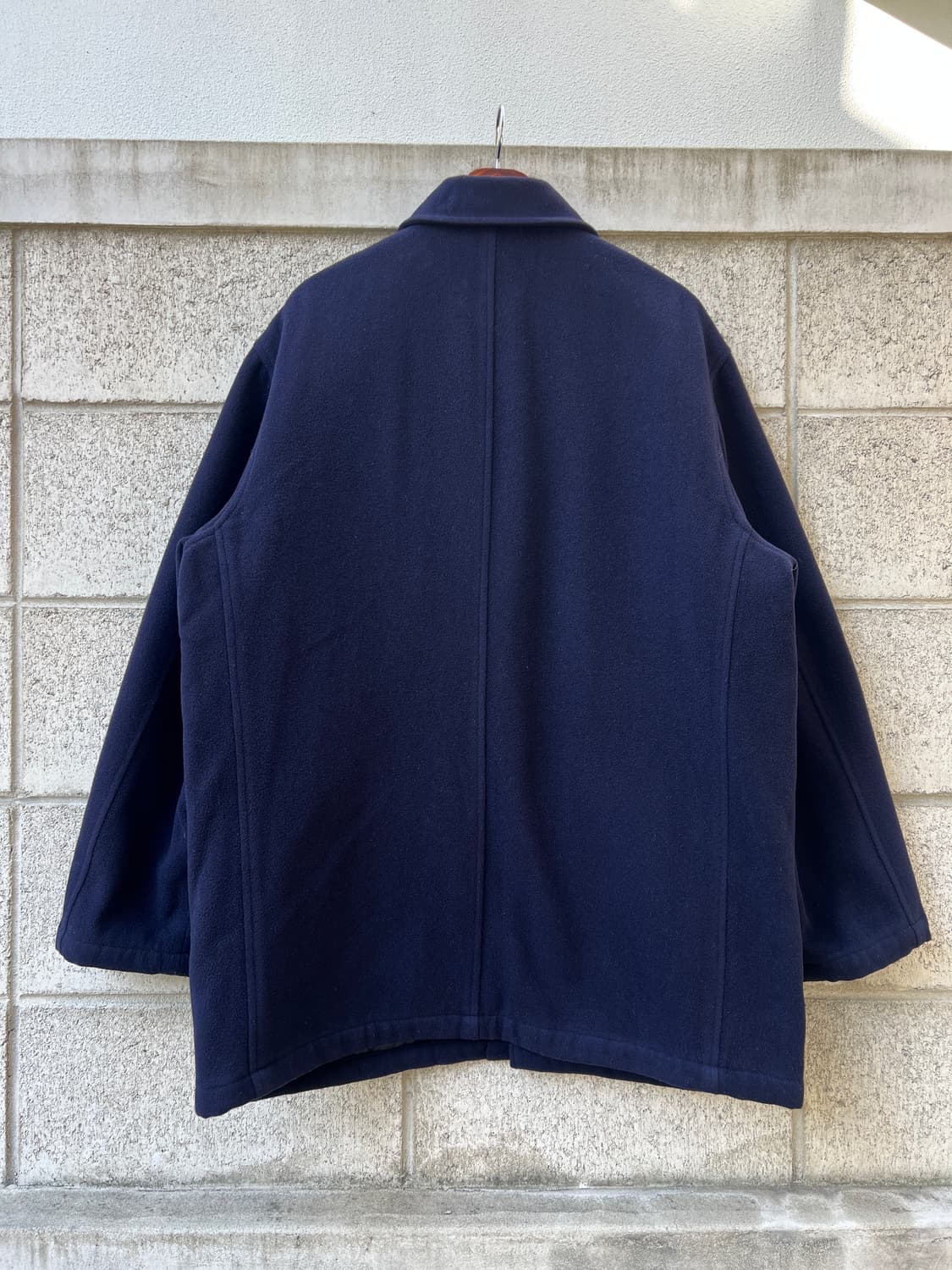 1990s POLO RALPH LAUREN 폴로랄프로렌 네이비 울 코트 상품이미지2