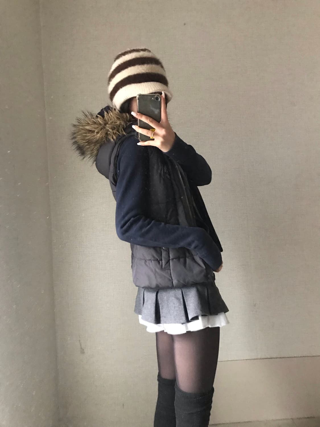 아베크롬비 그레이 울프죠 패딩조끼 상품이미지5