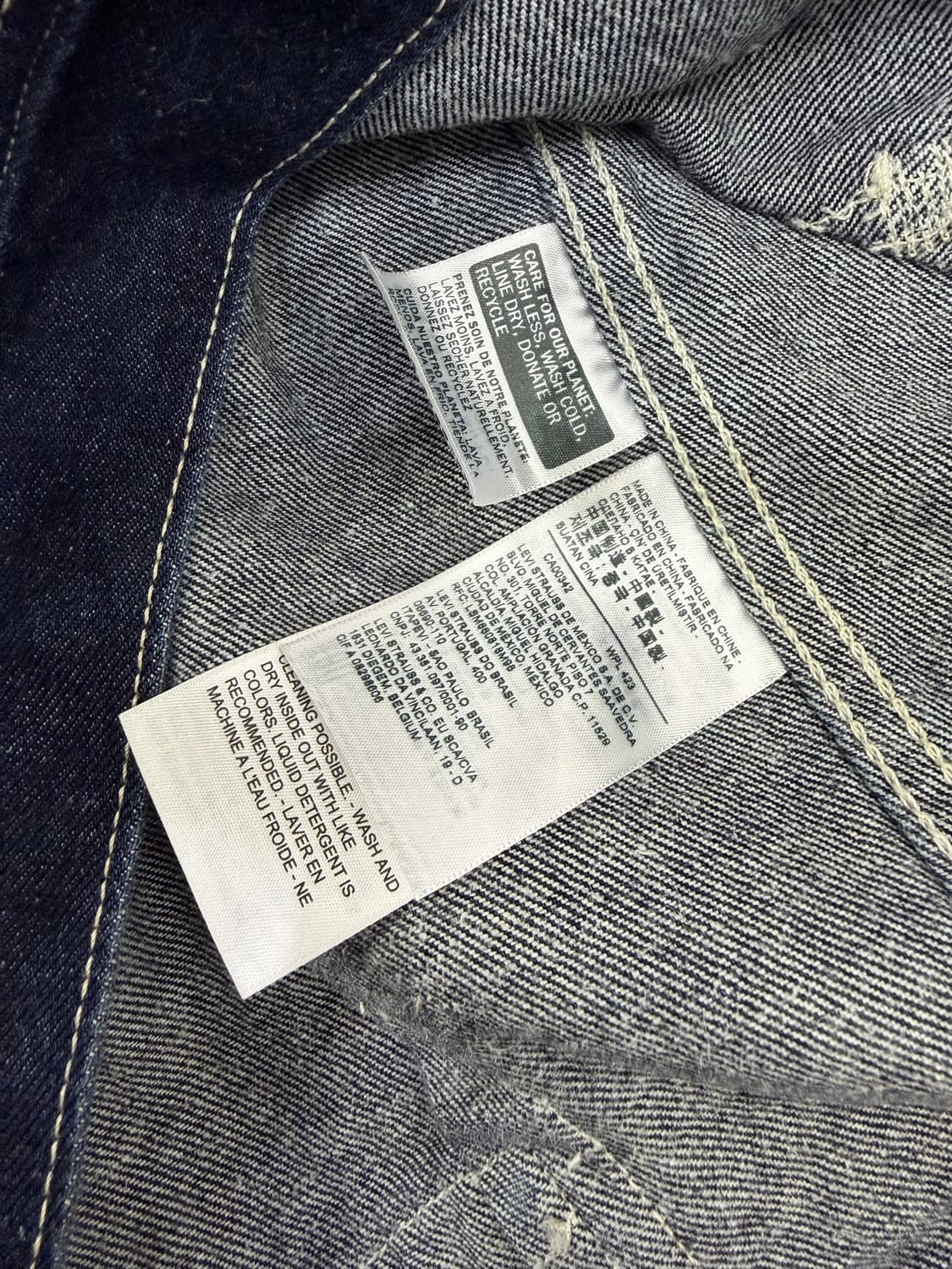 정품) 리바이스 레드 신치백 데님 트러거 자켓 L 상품이미지8