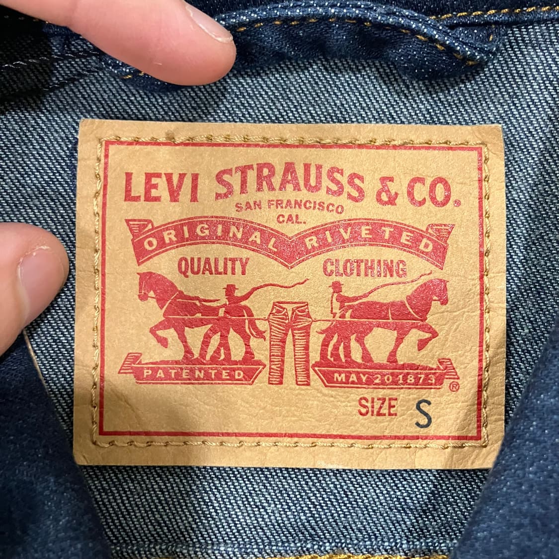 405 리바이스 데님 청자켓 상품이미지3