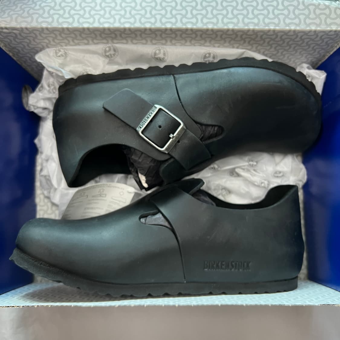 버켄스탁 런던 Oiled Leather LEOI 블랙 레귤러 상품이미지2