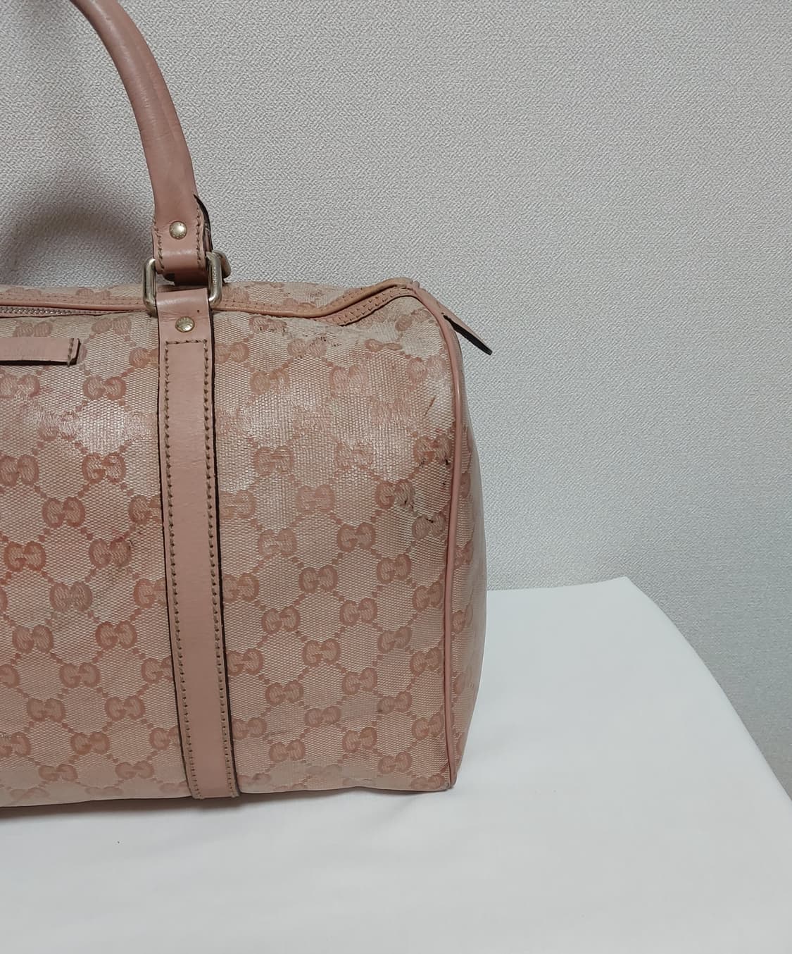 구찌 핑크 GG 크리스탈 보스턴백 (정품) 상품이미지3