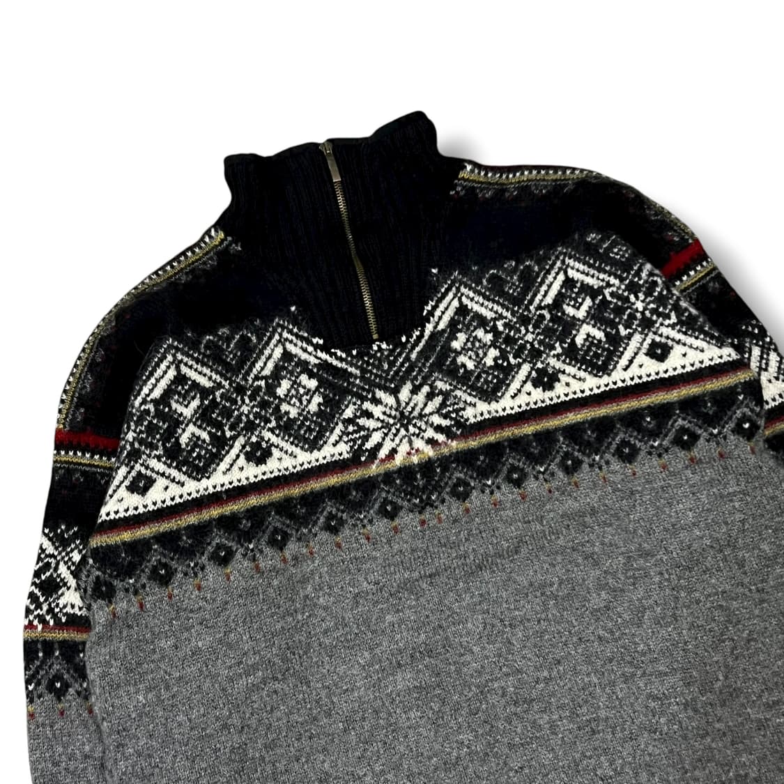 데일오브노르웨이 노르딕 반집업 니트 s08538 상품이미지4