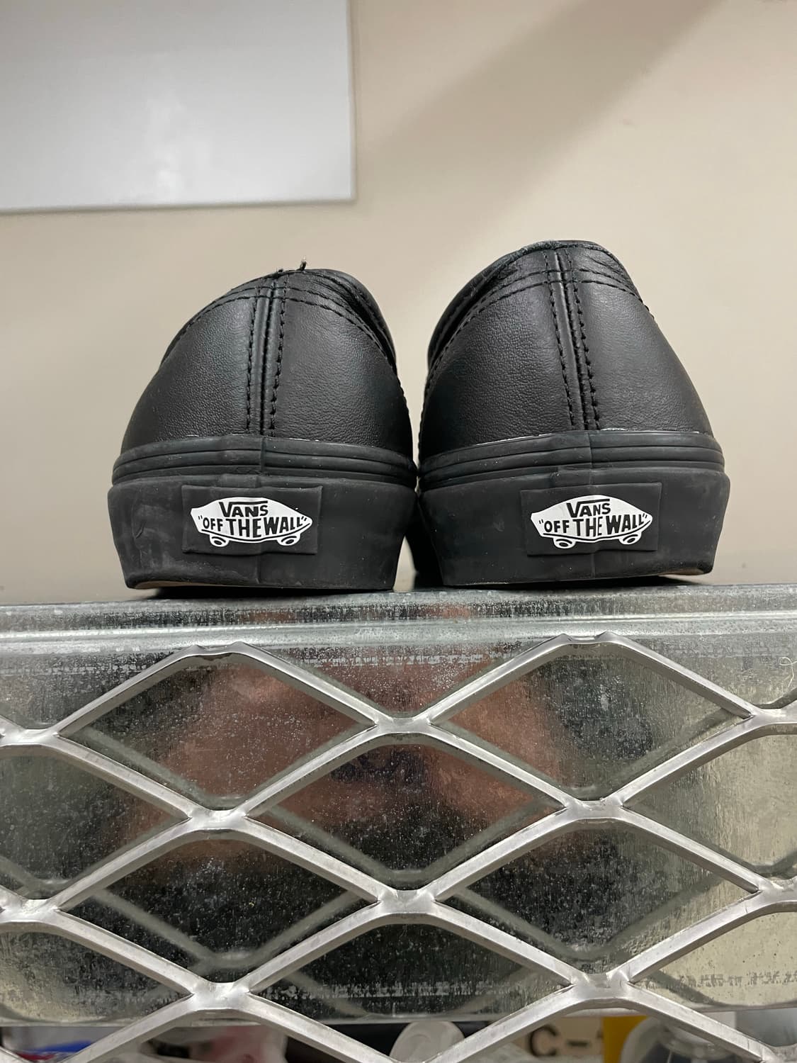 반스 어센틱 레더 블랙 265 상품이미지9