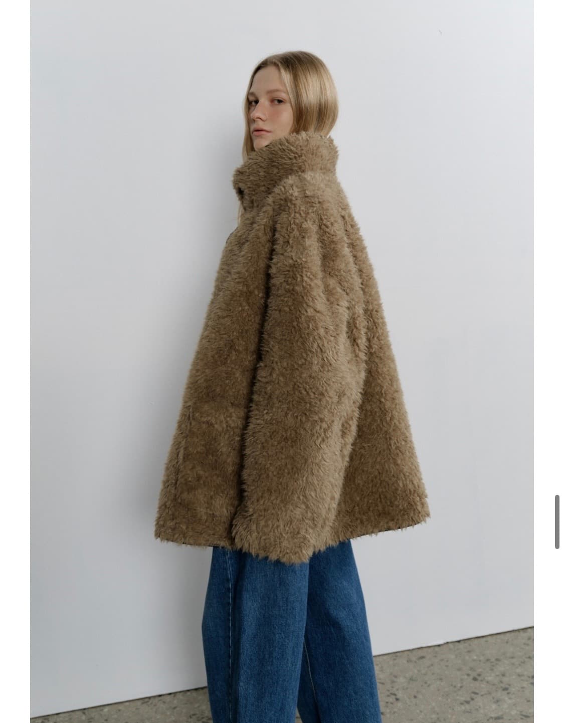 108pound 퍼자켓 브라운  상품이미지3