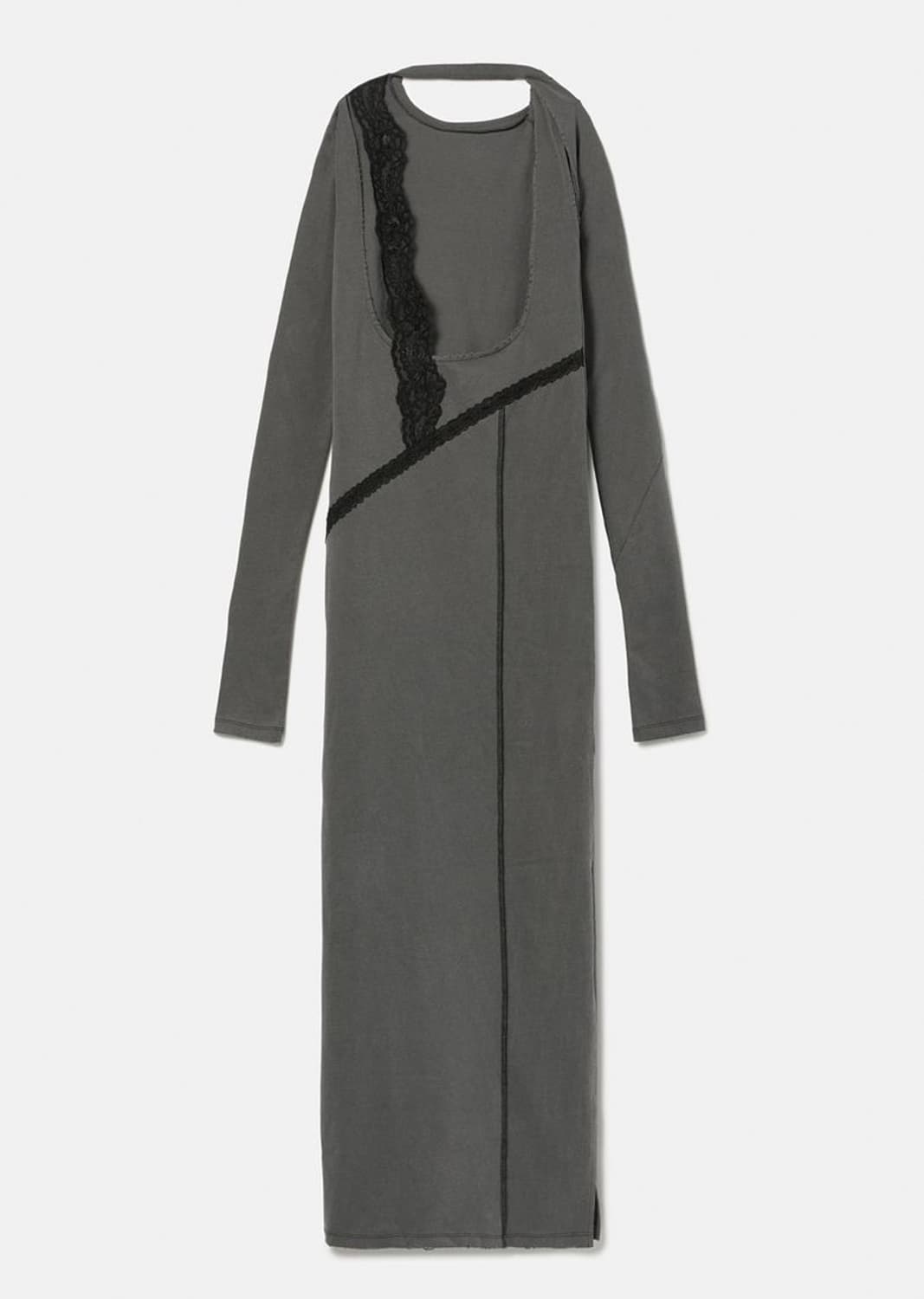 에스이오 백홀 레이스 져지 드레스 상품이미지8