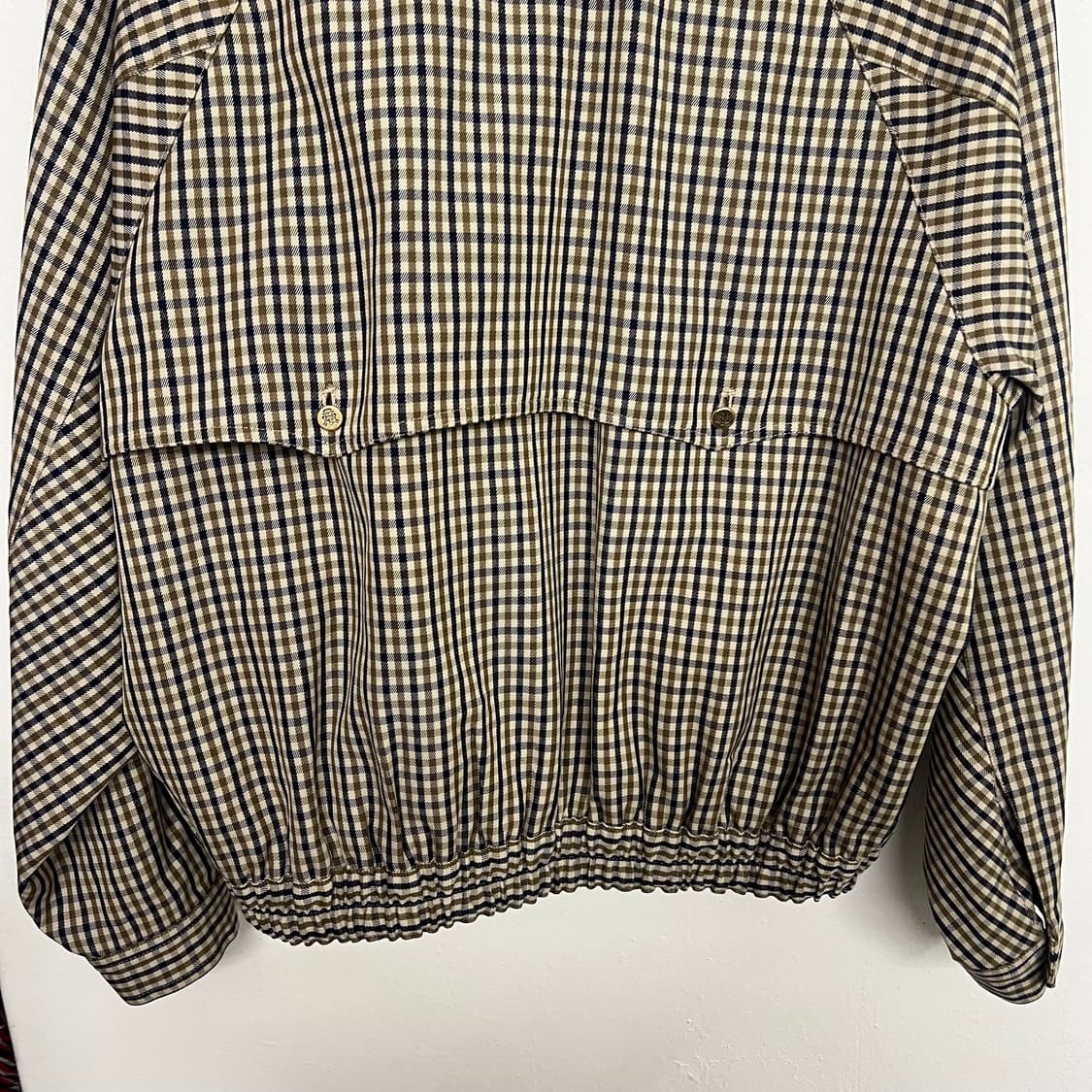 아쿠아스큐텀 울 플레이드 블루종 상품이미지9