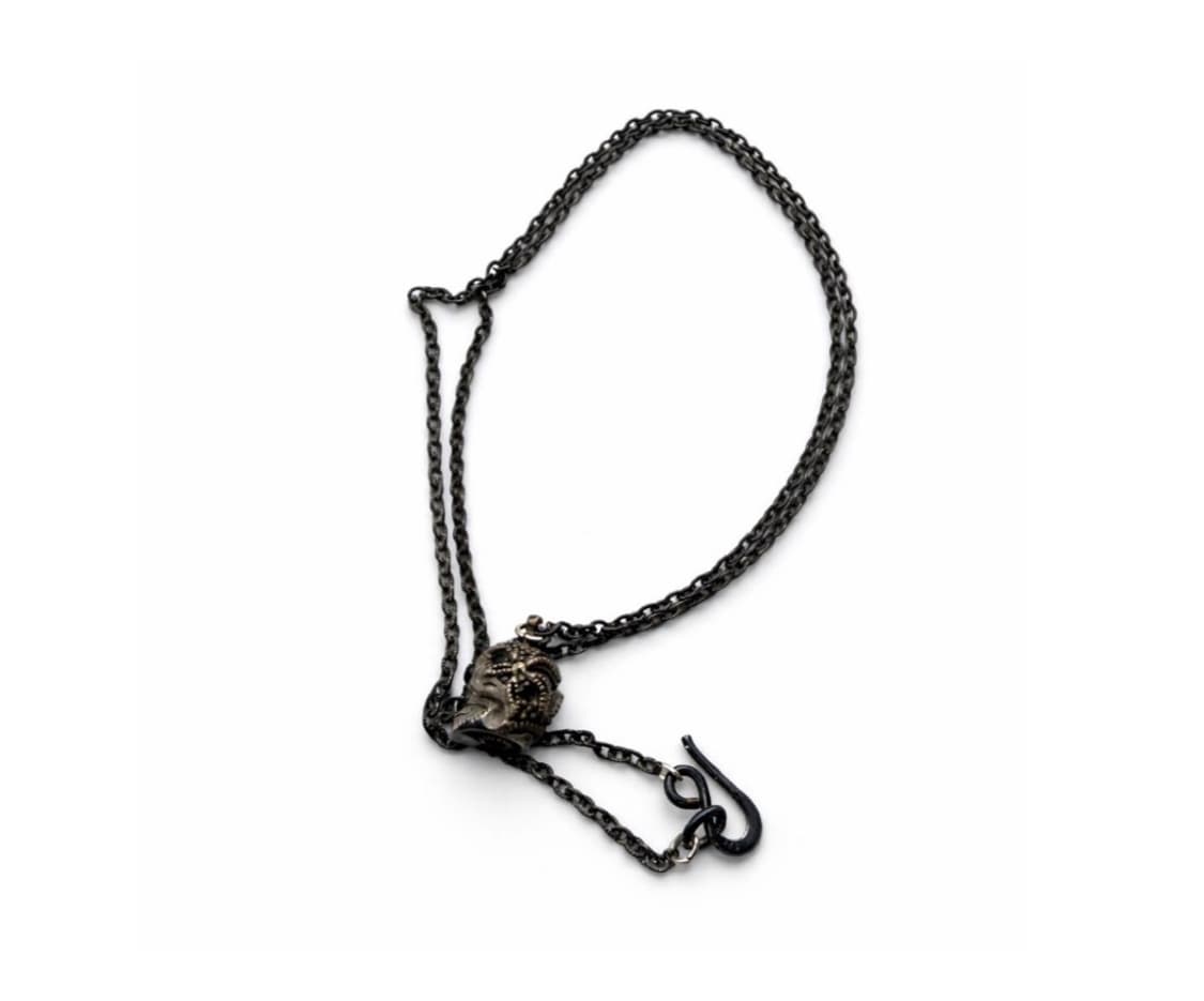 “IF SIX WAS NINE” BEDROCK Skull necklace 상품이미지2
