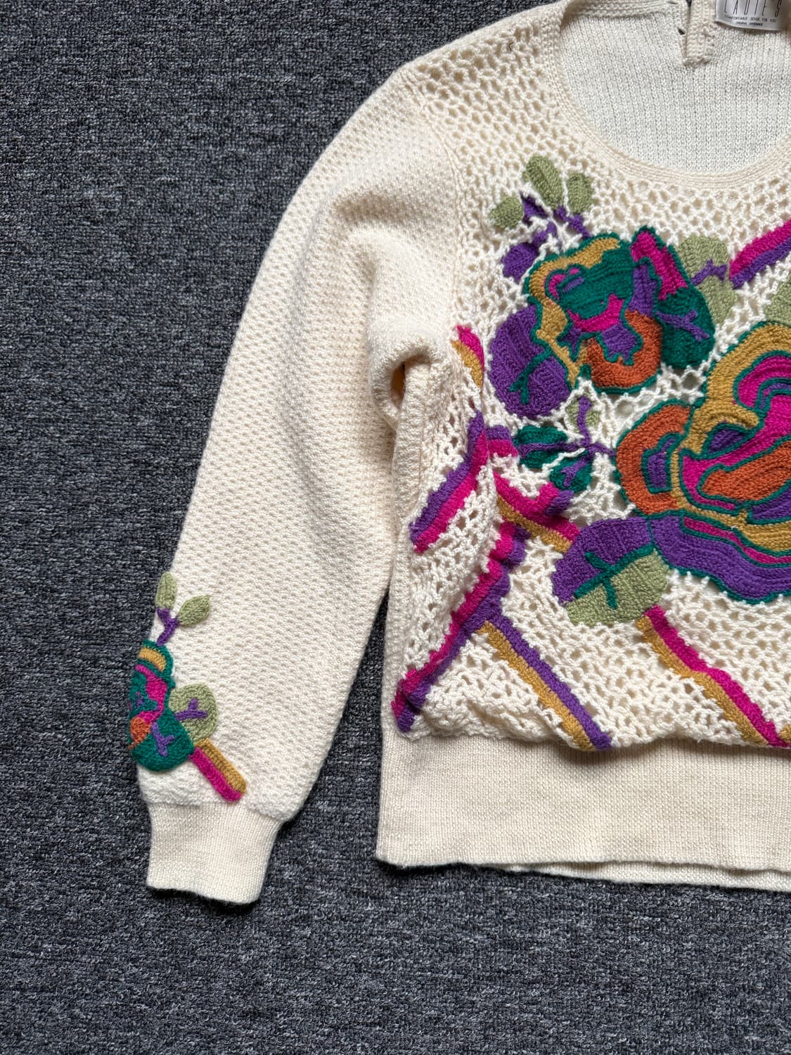 빈티지 자수 니트 상품이미지8