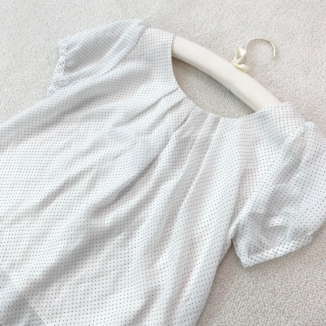 Ferox ♥ 페록스 폴카도트 리본 블라우스 상품이미지3