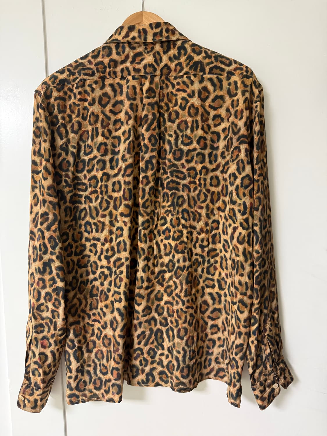 마수MASU 레오파드 실크셔츠 / 46 상품이미지2