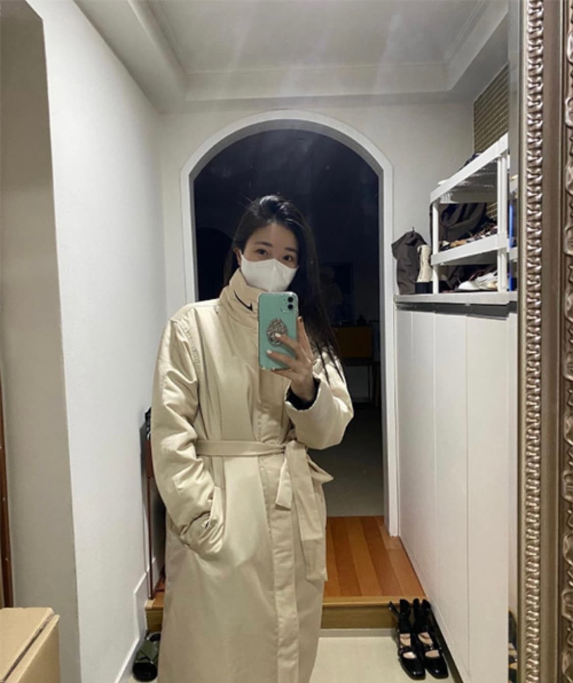 이해리 나이키 롱점퍼 XL 상품이미지2