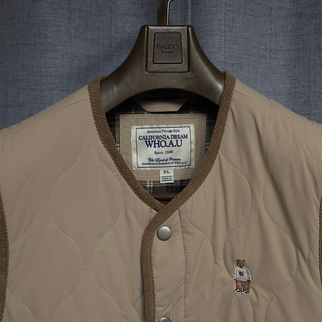 XL ) 후아유 스티브 퀼팅 베스트 상품이미지4