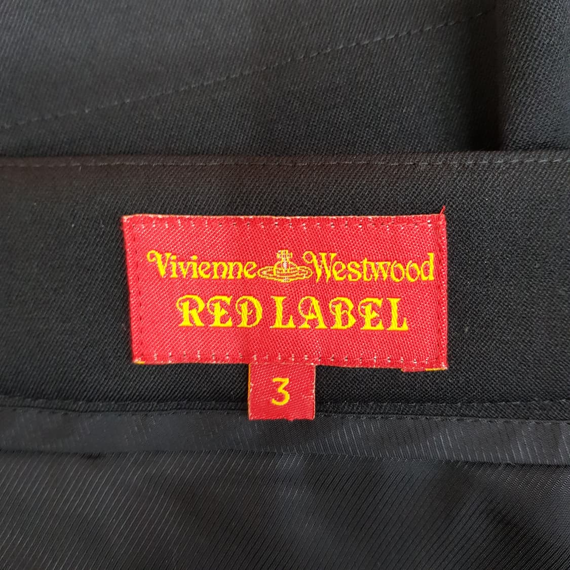 비비안웨스트우드 레드라벨 블랙 언밸런스 스커트 3사이즈 상품이미지5