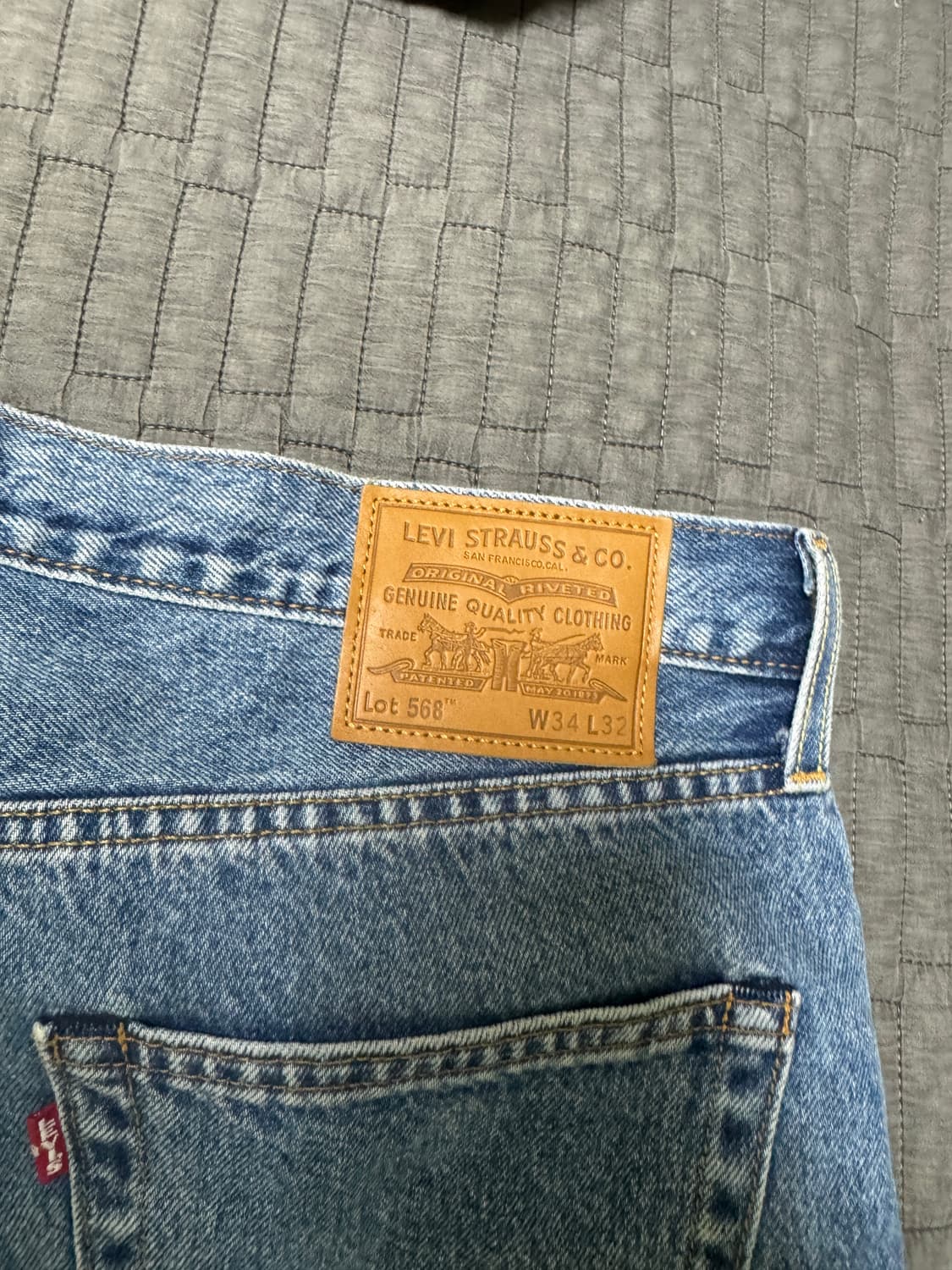 리바이스 568 스테이루즈 34x32 상품이미지3