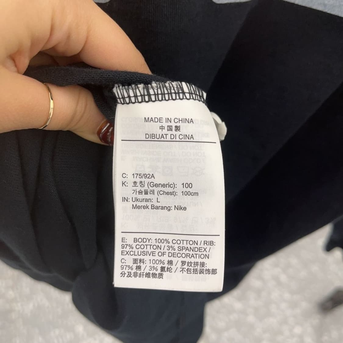 나이키 올드스쿨 레트로 빈티지 럭비 카라 롱슬리브 L C09537 상품이미지6