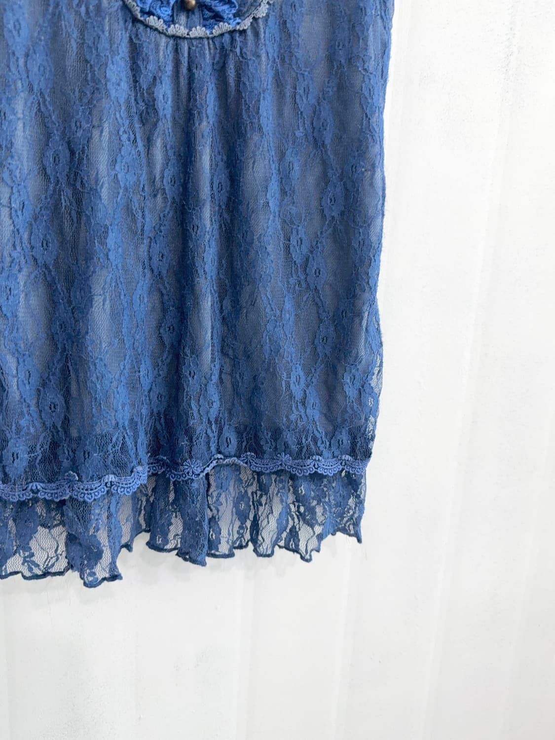 Axes Femme Blue Lace Camisole 상품이미지8