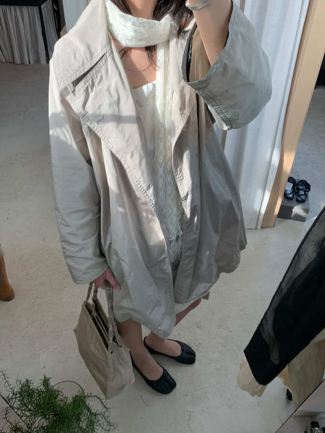 오아엔스 oaens 빈티지 레이스 머플러 스카프 상품이미지2