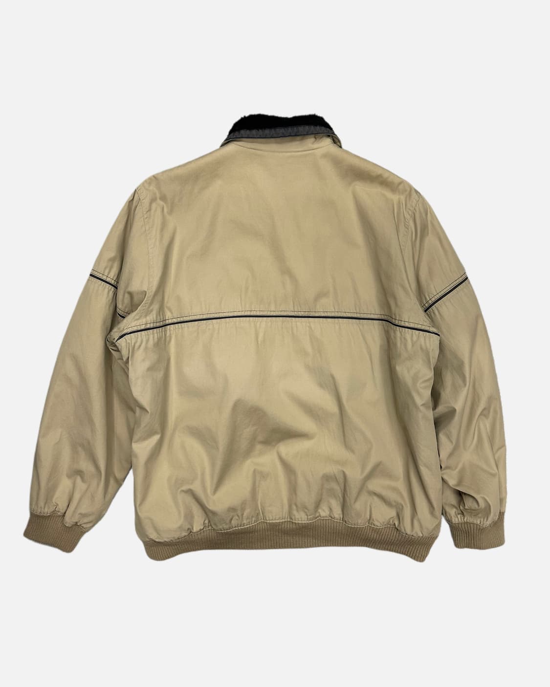 beige fur linning jacket 상품이미지5