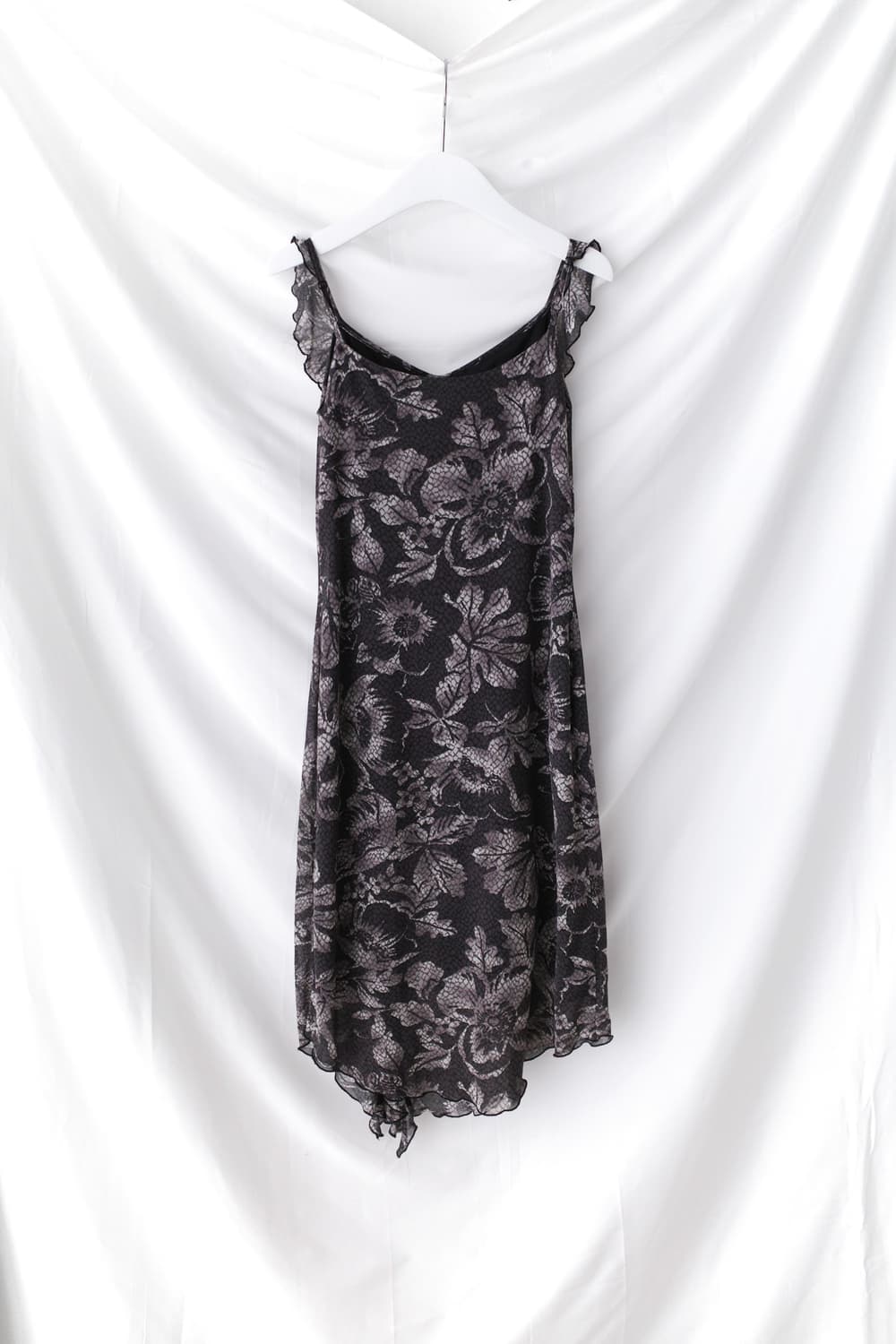 flower frill sleevelsee dress 상품이미지2