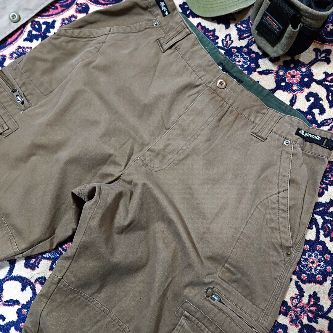 Vintage 90's Air Walk 멀티포켓 워시드 카코팬츠 Free 상품이미지4