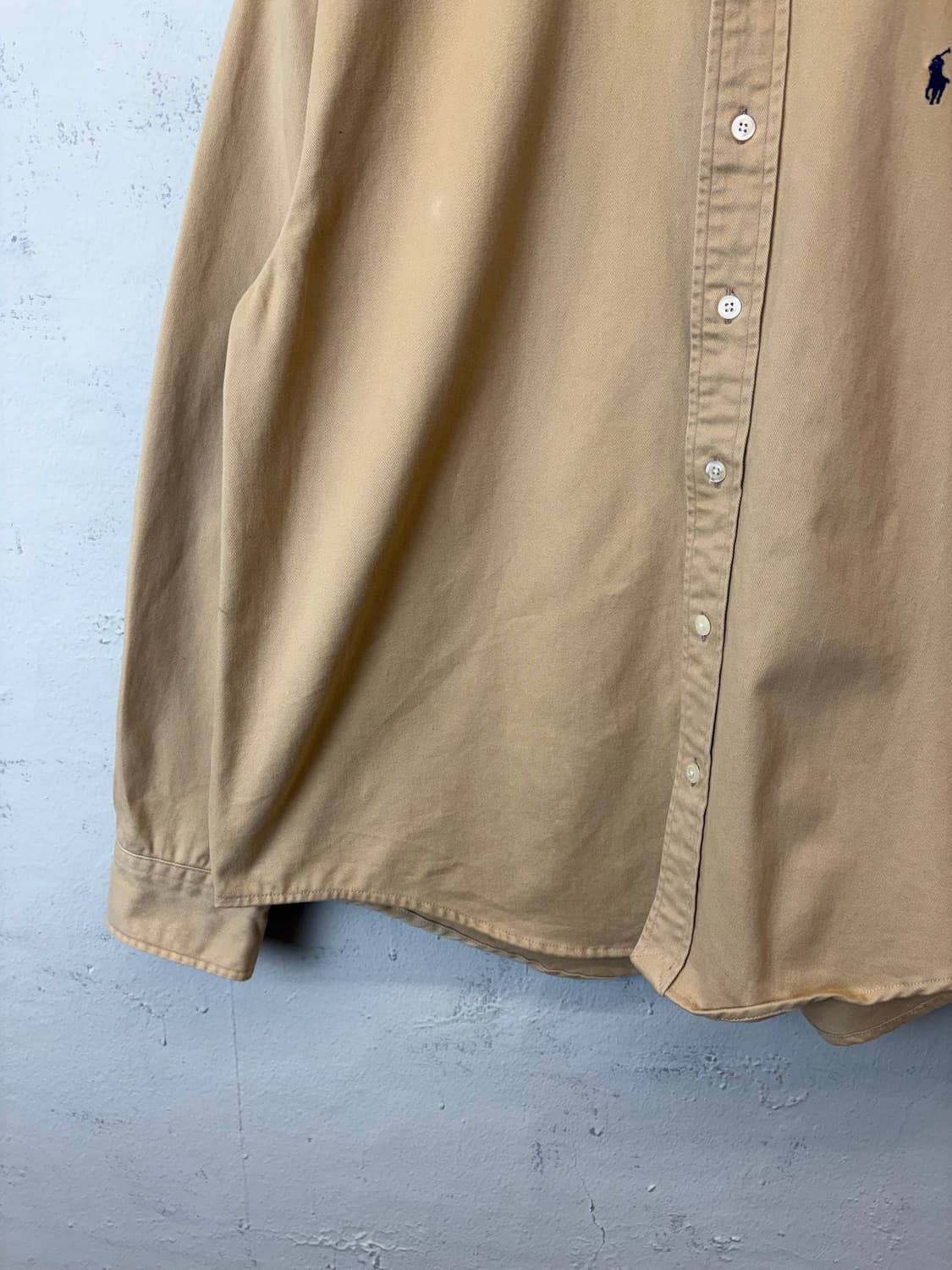 폴로랄프로렌 빈티지 베이지 헤비 셔츠 상품이미지5