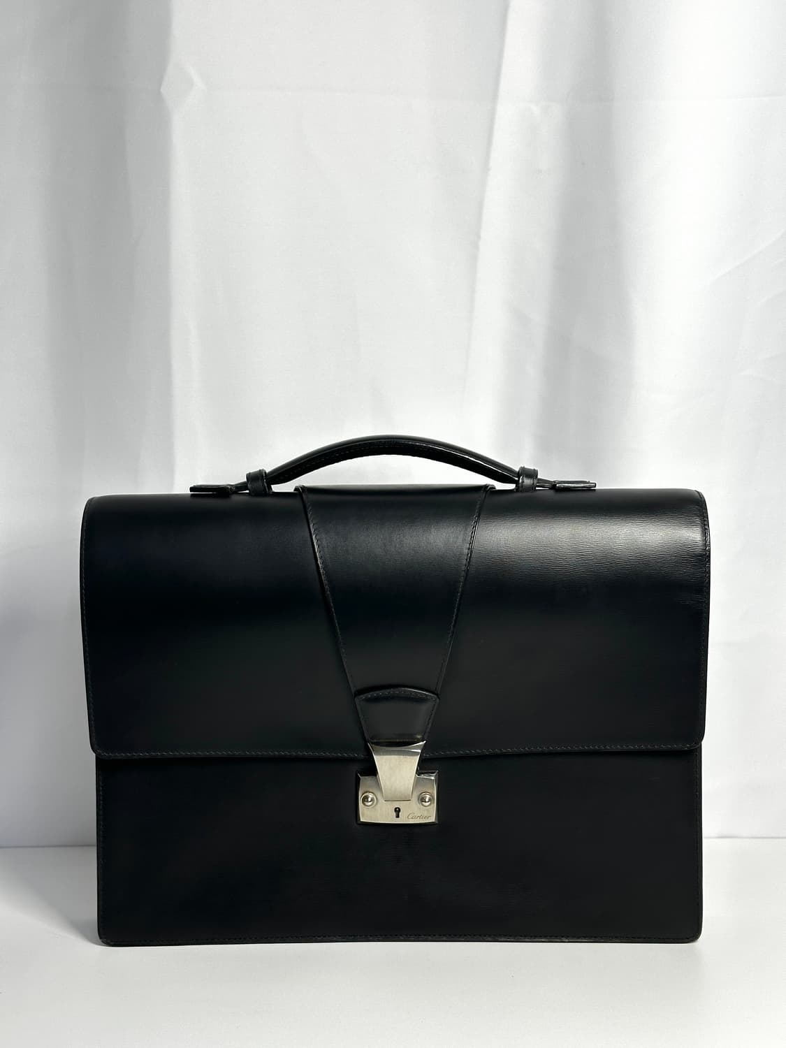 Cartier 블랙 레더 브리프케이스 (서류가방) 상품이미지1