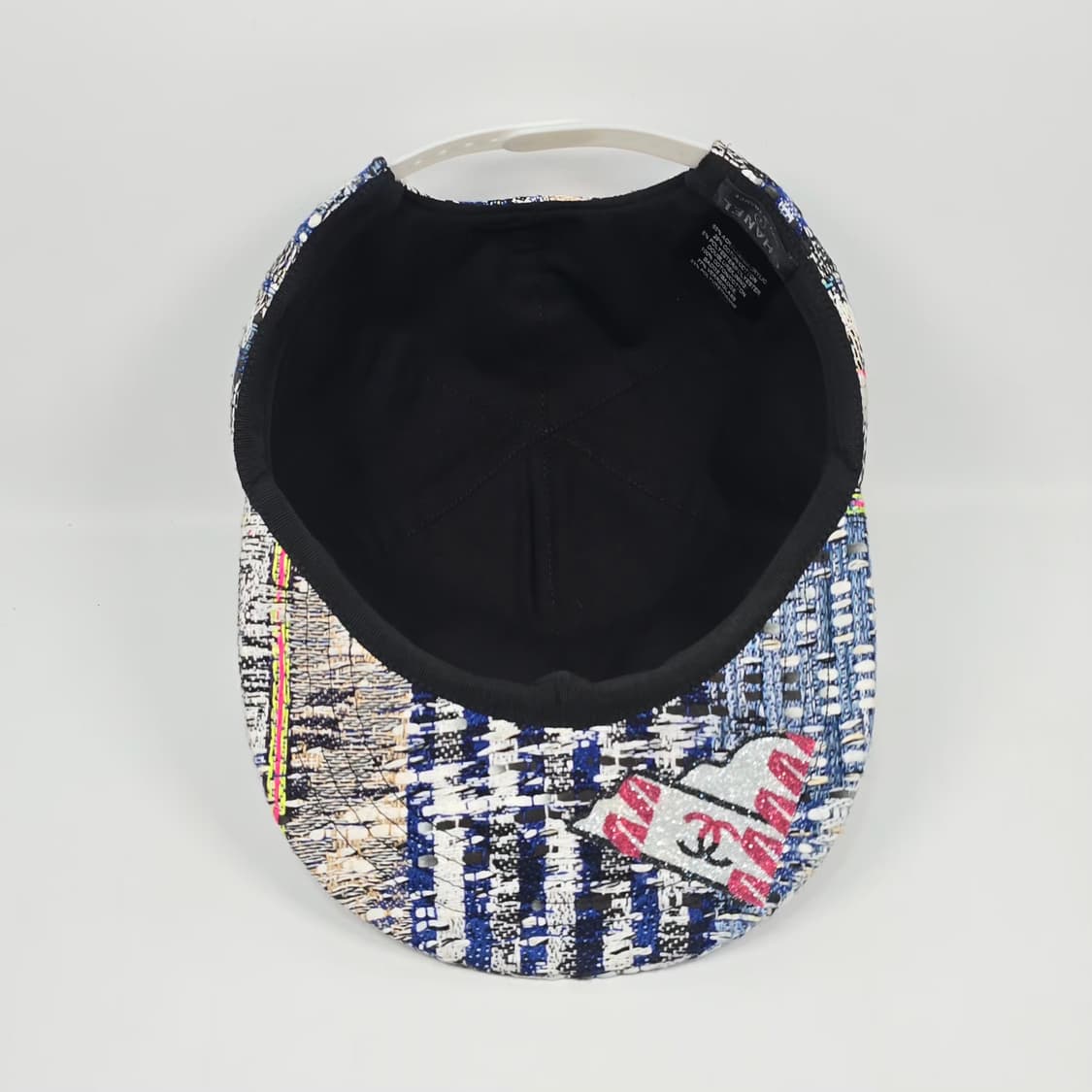 샤넬 블루 멀티 트위드 베이스볼 캡 상품이미지7