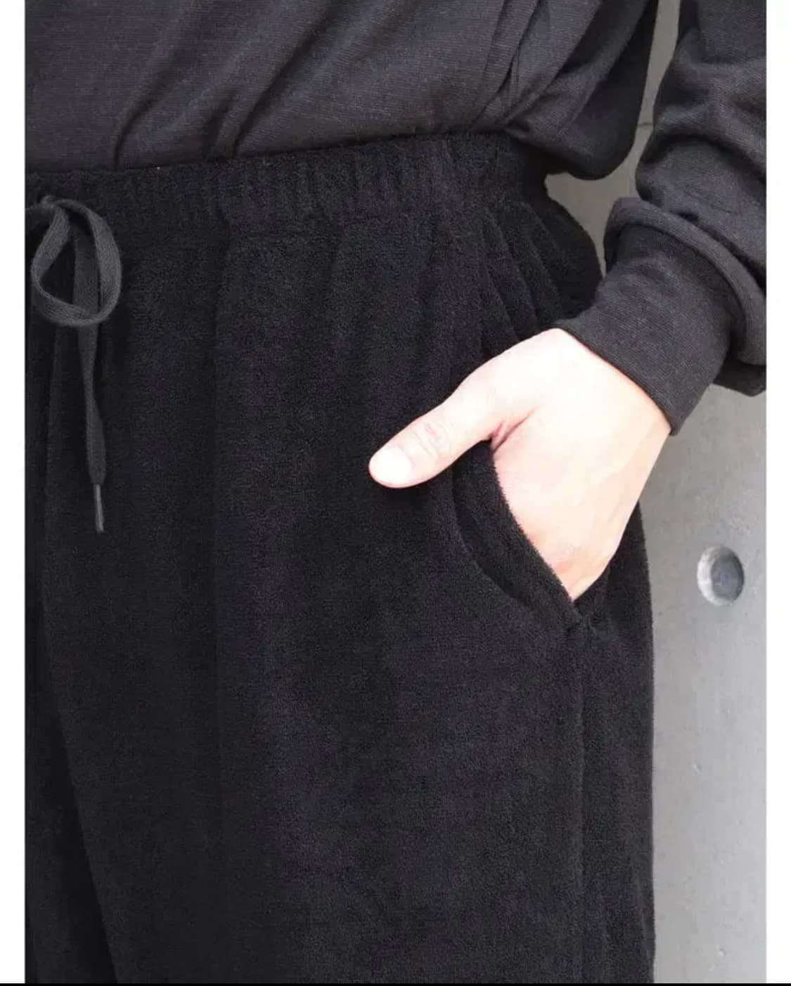 코모리 comoli 코튼 파일 팬츠 상품이미지2