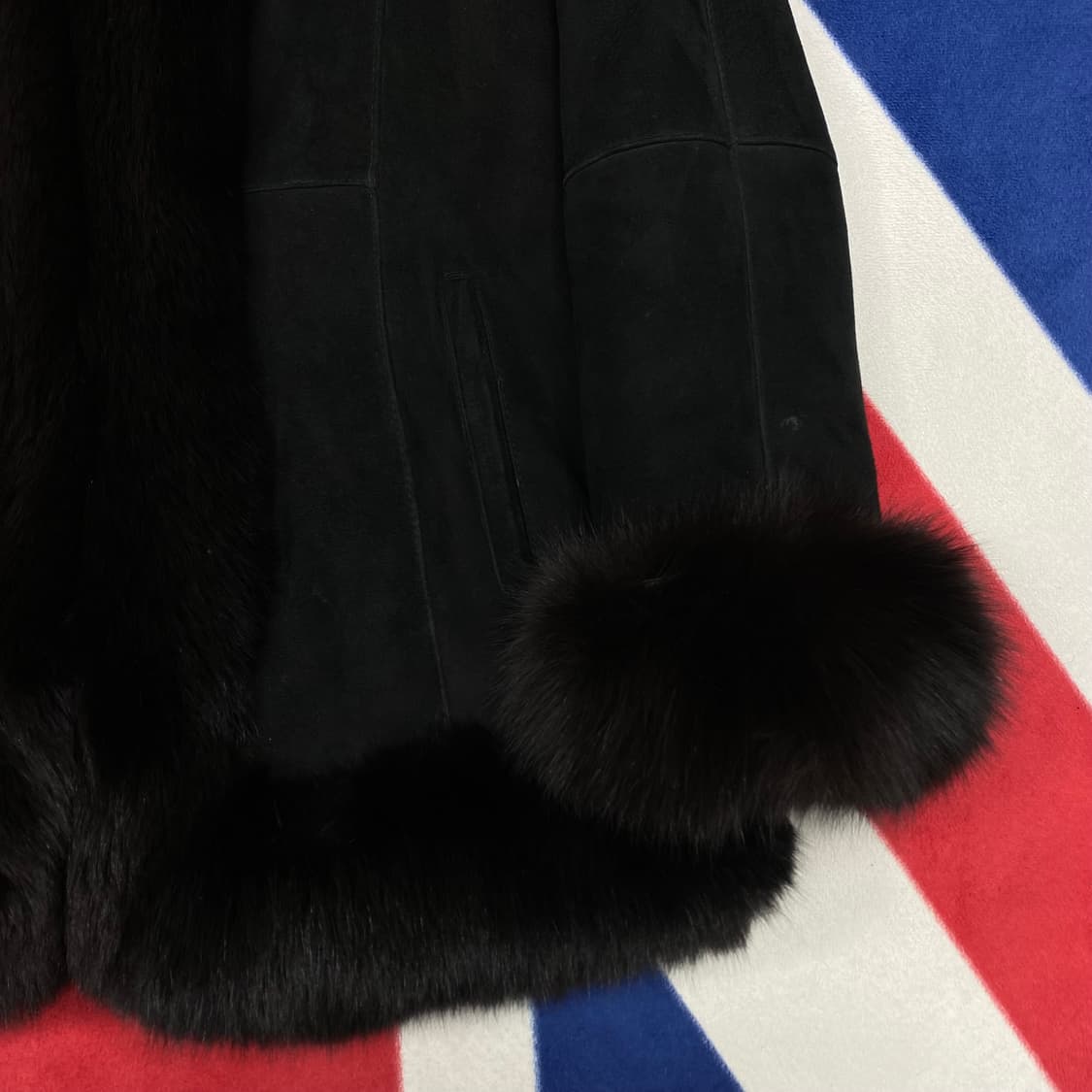 양가죽 폭스퍼 스웨이드 무스탕 실측 여성 55 상품이미지4