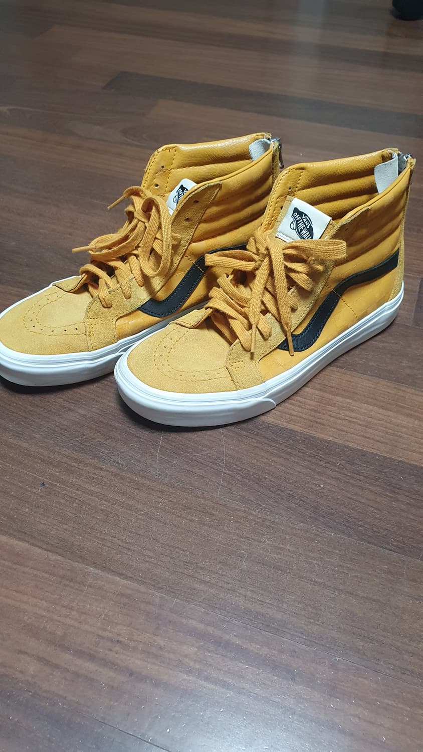 반스 스케이트 하이 리이슈 옐로우 상품이미지2