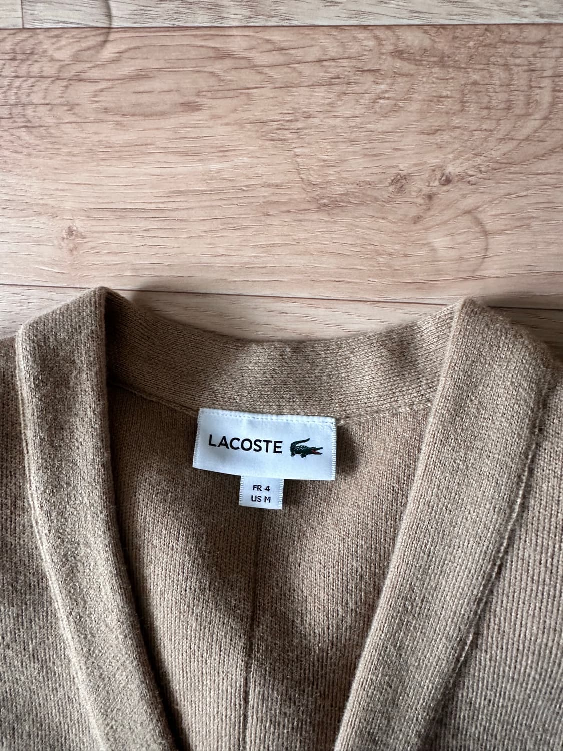라코스테 베이지 가디건 상품이미지2