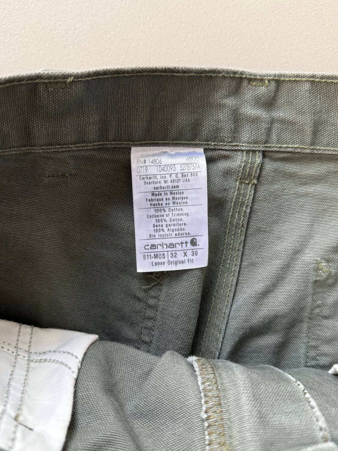 🇲🇽Carhartt B11 MOS Carpenter 상품이미지4