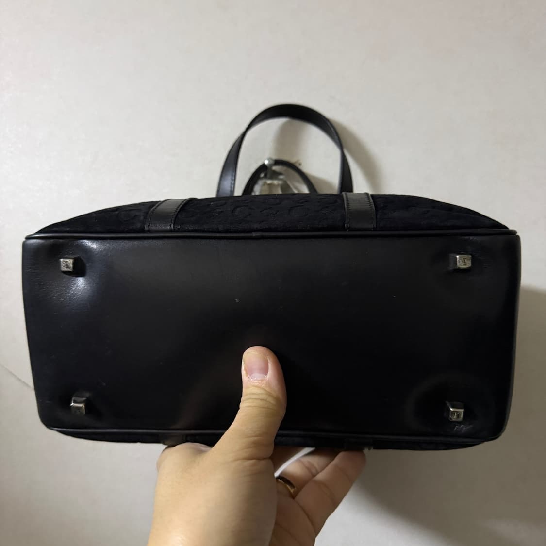 빈티지 셀린느 마카담 스웨이드 토트백 상품이미지4