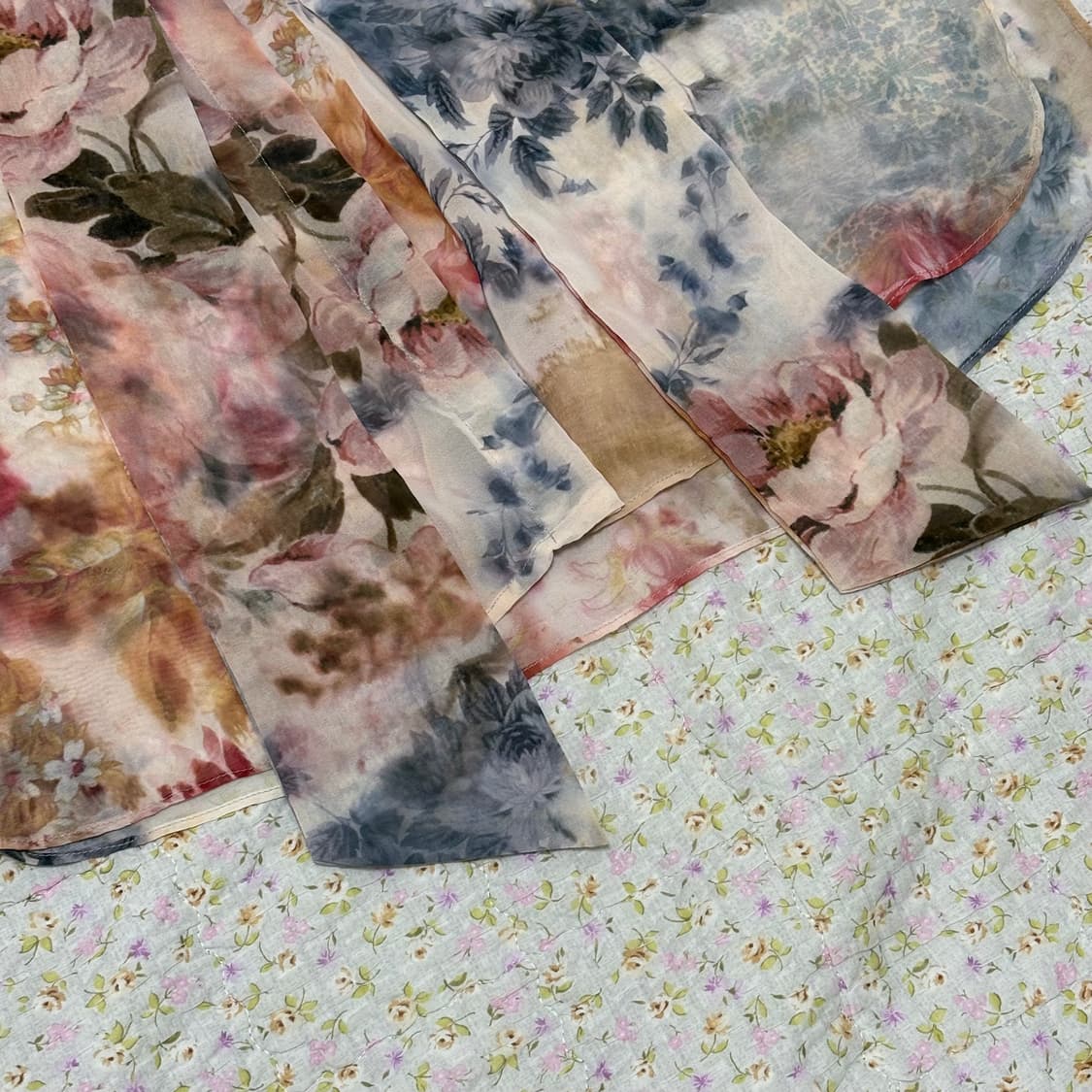 zara 자라 플로랄 프린트 리본 셔츠 (새상품) 상품이미지4