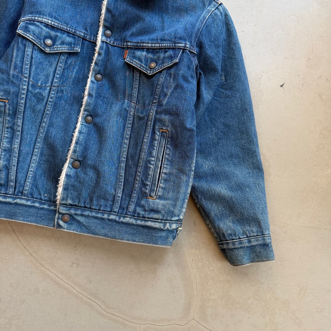80s 리바이스 오렌지탭 쉐르파 자켓 상품이미지2