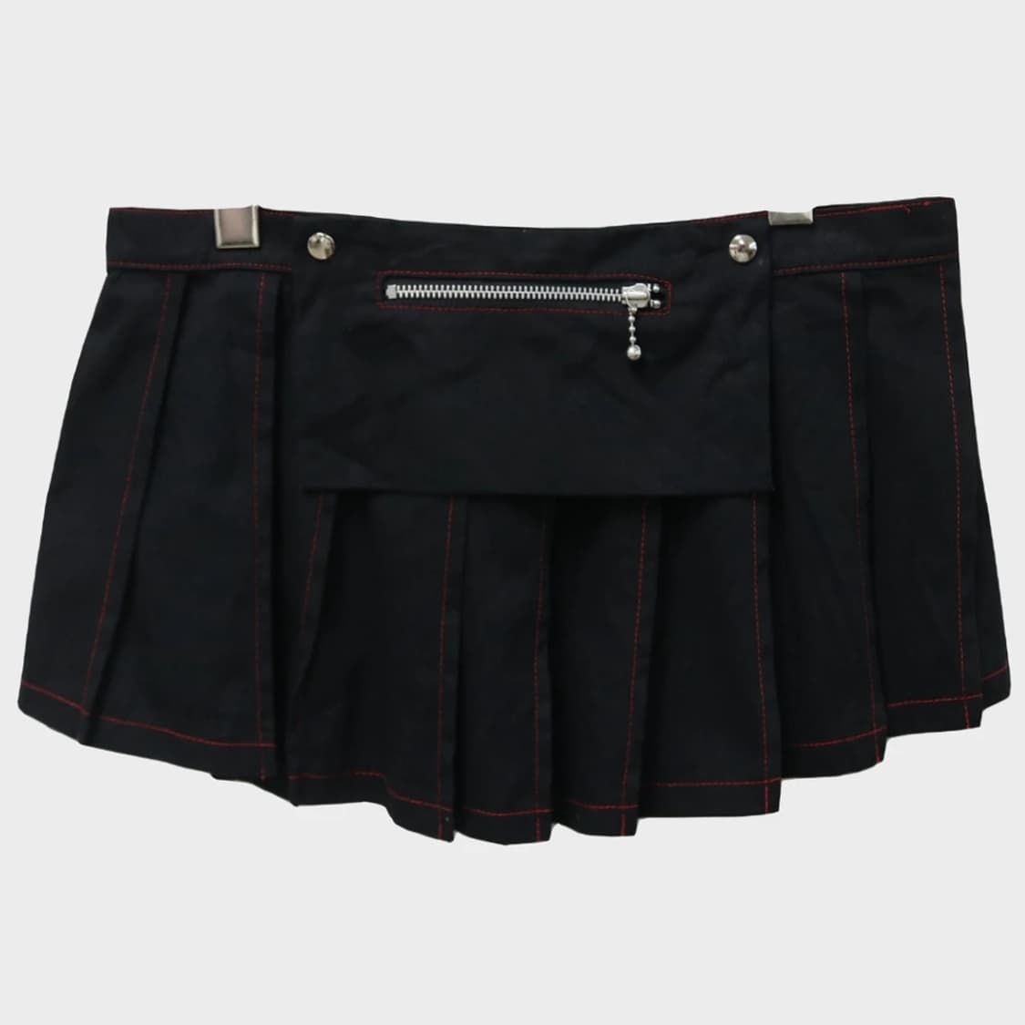 펑크 플리츠 레이어드 스커트 64623 상품이미지2