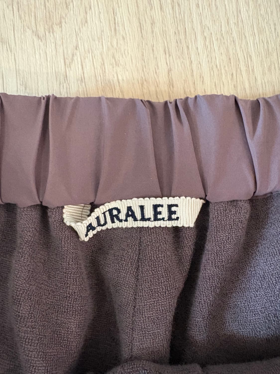 Auralee 브라운 팬츠 3 상품이미지3