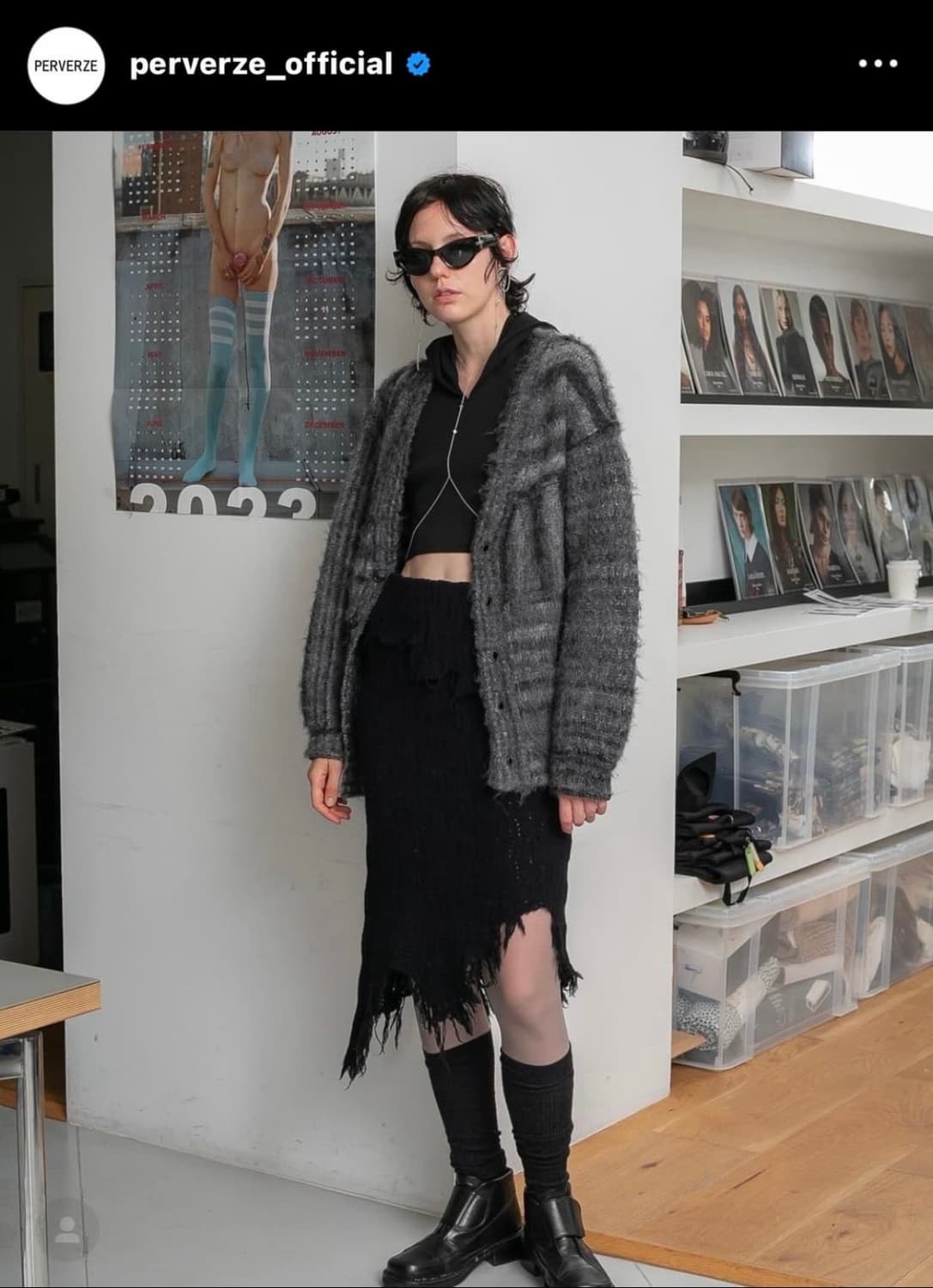 퍼버즈 레이스 니트스커트 상품이미지3