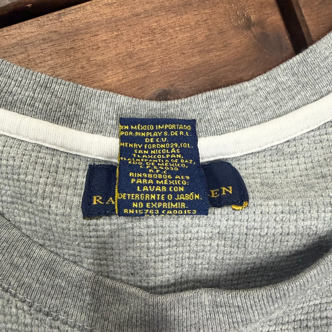 폴로 랄프로렌 와플 니트 티셔츠 (L) 상품이미지7