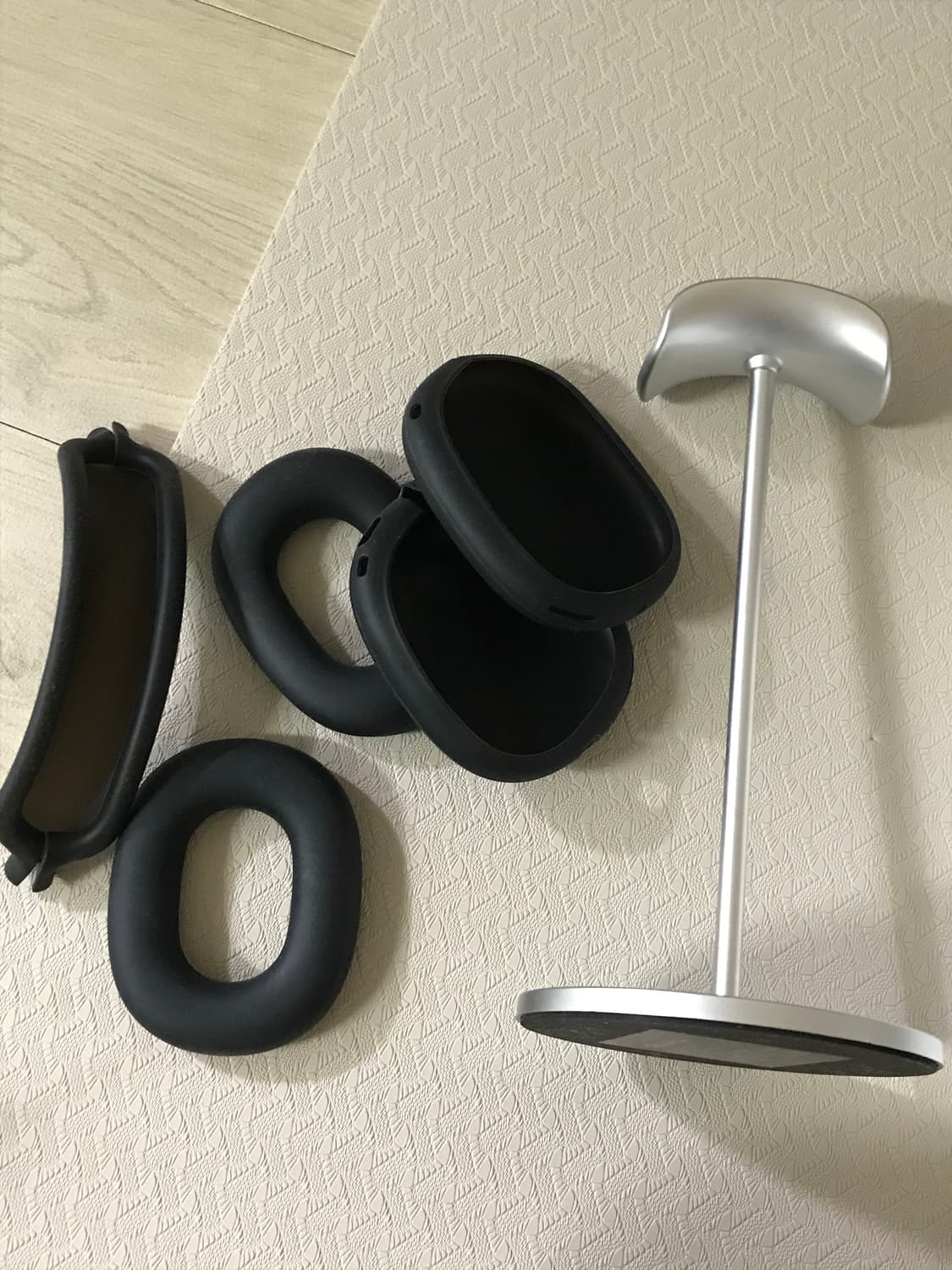 [풀박스] 에어팟맥스2 미드나이트 (C타입) + 실리콘케이스, 거치대 상품이미지6