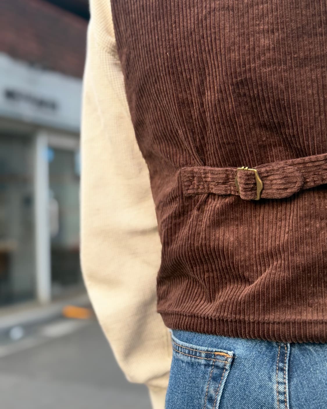 엉클푸 프렌치 코듀로이 워크 베스트 L 상품이미지10