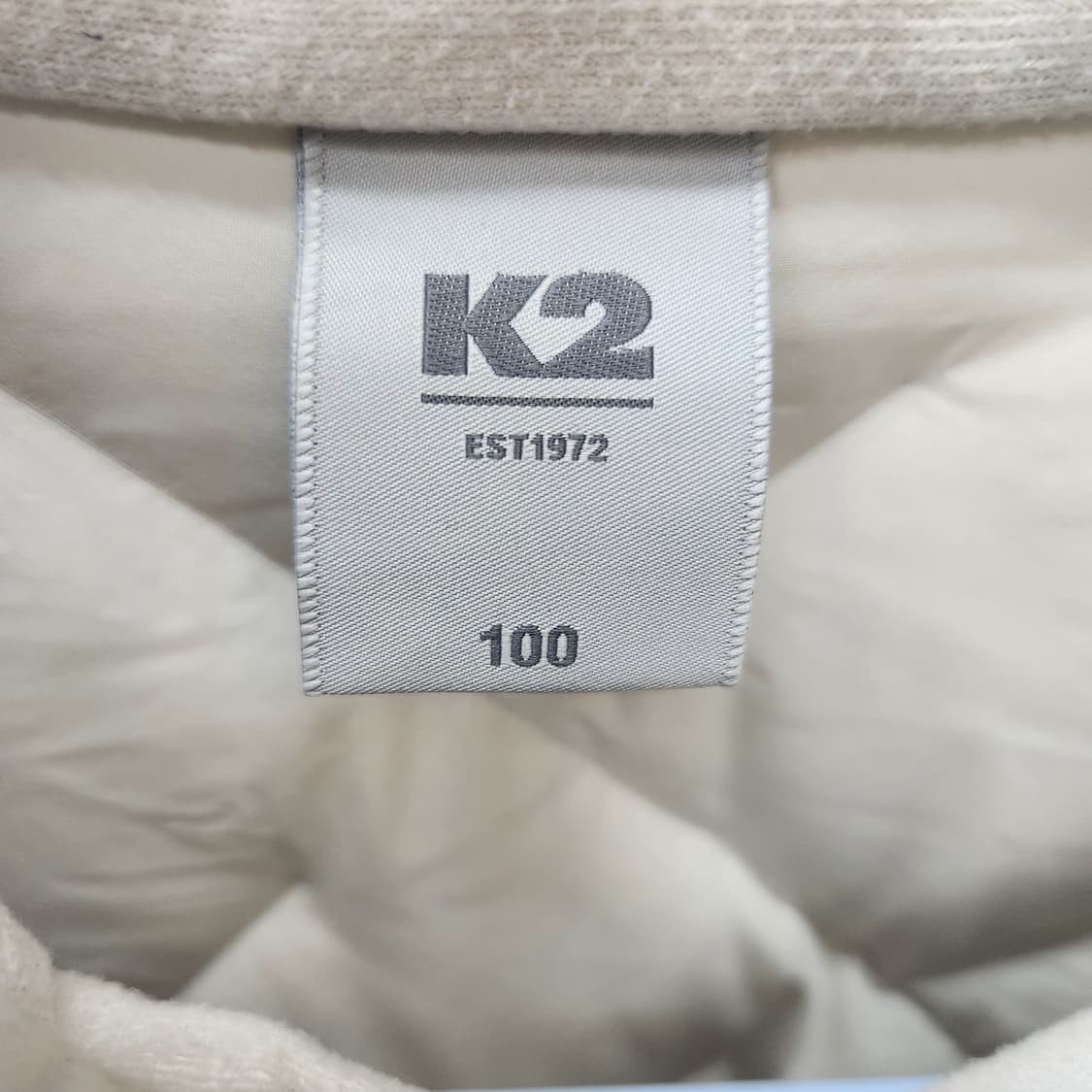 K2 다이몬드퀄팅 구스다운 경량패딩 100(L) 상품이미지5