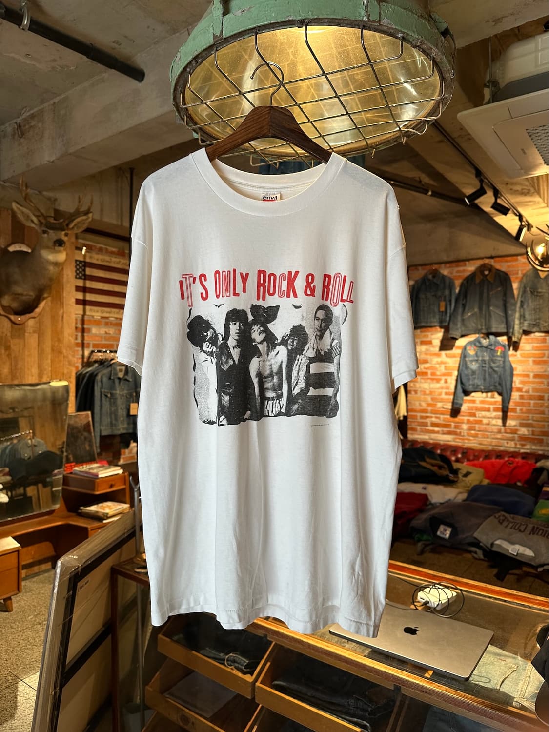 90s USA 빈티지 롤링스톤즈 밴드티 상품이미지1