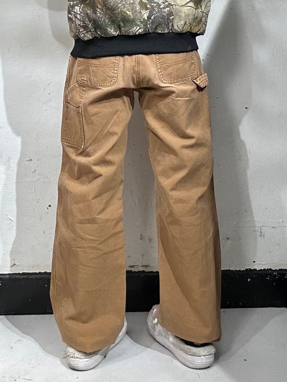 칼하트 된장 워크 데님 팬츠 카펜터 와이드 바지  상품이미지3