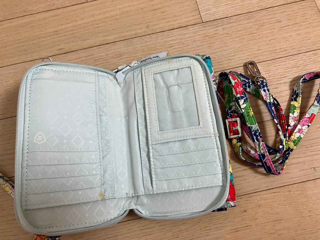 Vera bradley 베라브래들리 꽃무늬 빈티지 크로스백 지갑 상품이미지5