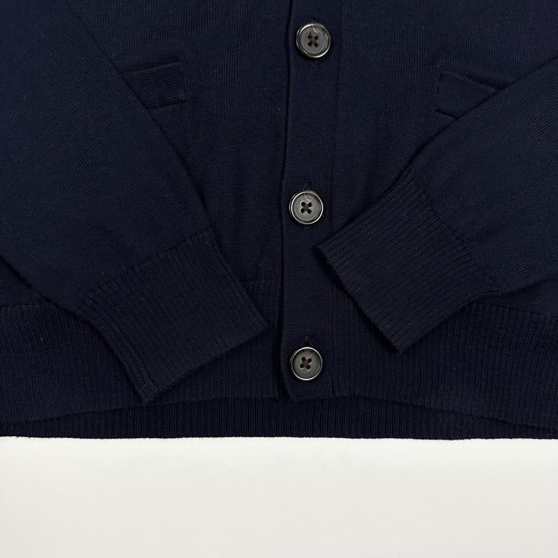 폴로 랄프로렌 걸즈 클래식 니트 가디건 네이비 실측여성XS 상품이미지4