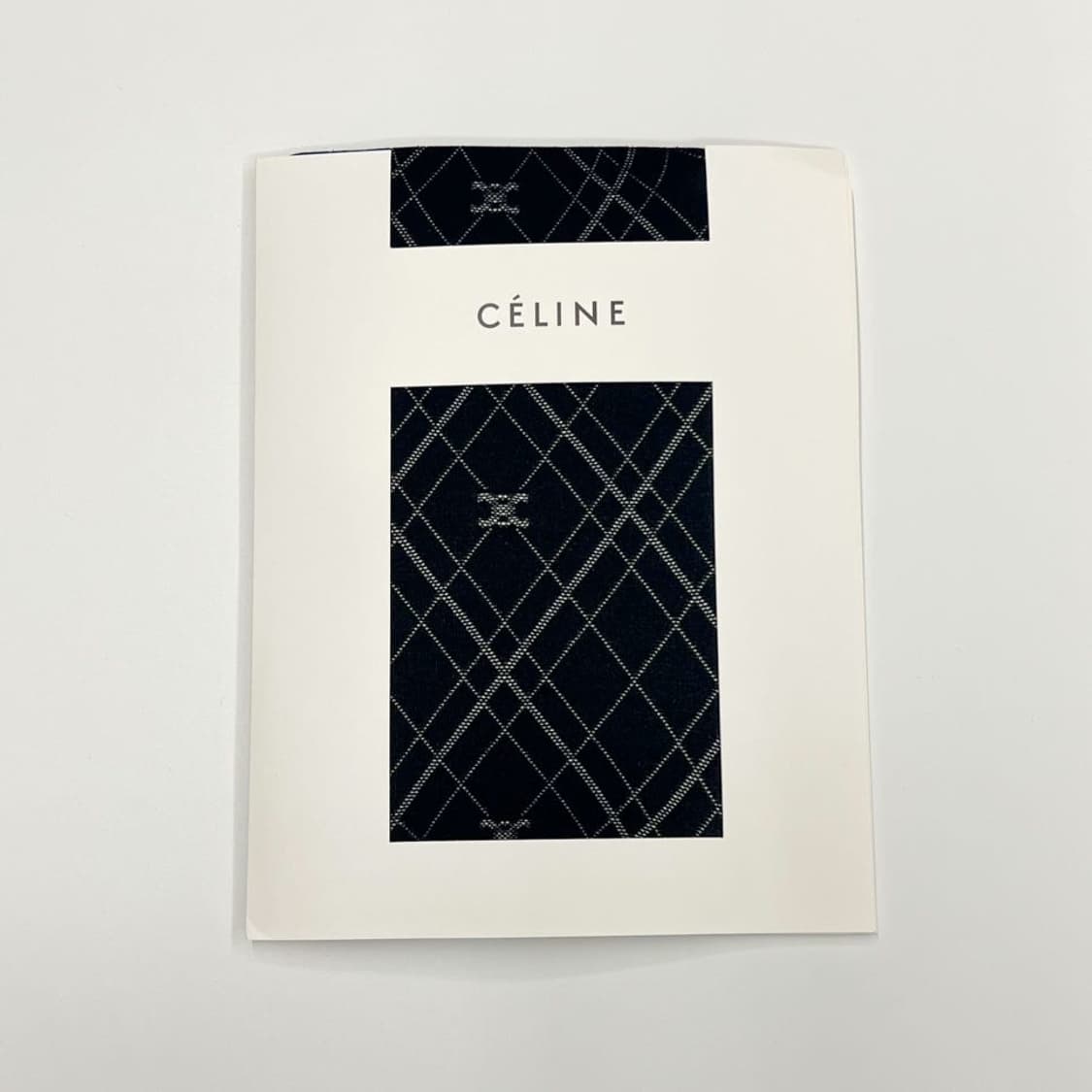 [새상품] celine / 셀린느 로고 스타킹  상품이미지1